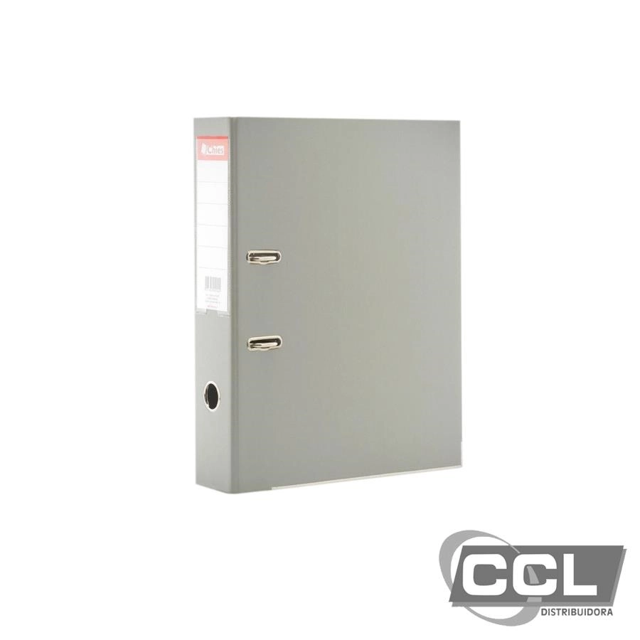 Pasta AZ ofício lombo largo cinza Chies classic 1004 - CCL