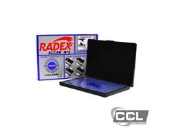 Almofada para carimbo n 4 azul Radex