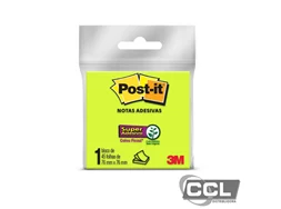 Bloco post-it 654 verde 76mm x 76mm com 45 folhas 3M