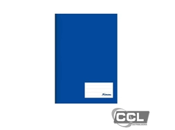 Caderno brochuro capa dura costurado - 96 folhas azul Foroni