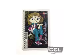 Caderno espiral capa flexvel 1/4 - 48 folhas Mxima