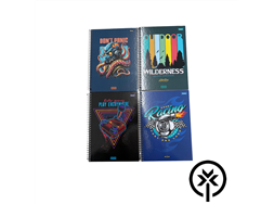 Caderno universitrio espiral capa dura 1x1 80 folhas Foroni