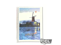 Caderno universitrio espiral capa flexvel 1x1 96 folhas Mxima