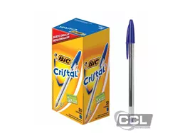 Caneta esferogrfica Bic cristal azul - unidade