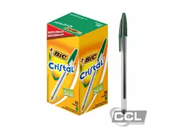 Caneta esferogrfica Bic cristal verde - unidade