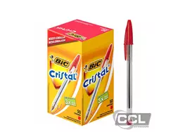 Caneta esferogrfica Bic cristal vermelha - unidade