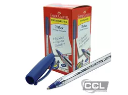 Caneta esferogrfica Faber-Castell trilux azul