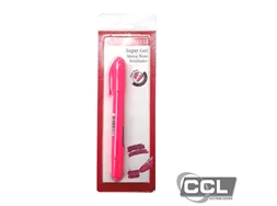 Caneta marca texto gel rosa Super Faber-Castell - unidade
