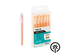 Caneta marca texto laranja Bazze - unidade