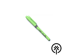 Caneta marca texto verde pastel Bic