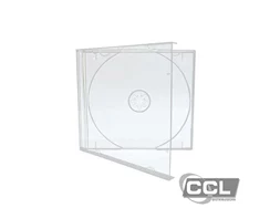 Capa para CD/DVD acrlico transparente fina - slim Videolar
