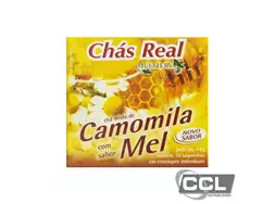 Chá de Camomila com Mel sachê Real com 10 unidades de 14gr