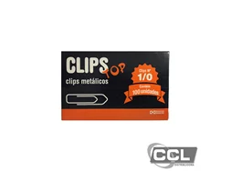 Clipe n 0(1/0) galvanizado com 100 unidades Clipstop