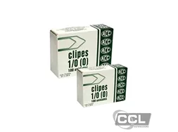 Clipes n 0 (1/0) galvanizado com 100 unidades ACC
