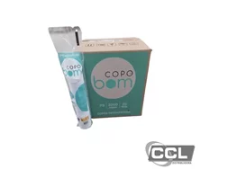 Copo descartvel 200ml branco ps com 100 unidades Copobom