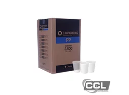 Copo descartvel 200ml pp transparente com 2500 unidades Copobrs