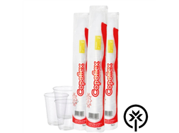 Copo descart�vel 200ml ps transparente Copoflex c/100