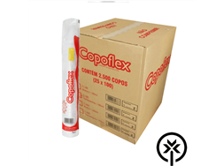 Copo descart�vel 200ml ps transparente Copoflex com 2500 unidades