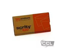 Envelope branco 114mmx229mm 75gr sem cep com 100 unidades Scrity