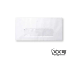 Envelope branco 114mmx229mm com janela com 1000 unidades Celucat