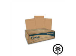 Envelope kraft 250mm x 353mm 80g com 100 unidades Foroni