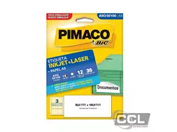 Etiqueta A5 Q-50100E 12 folhas com 36 unidades Pimaco