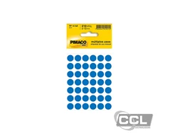 Etiqueta TP 12 azul com 210 unidades Pimaco