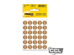 Etiqueta TP 16 ouro com 150 unidades Pimaco