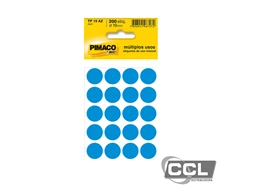 Etiqueta TP 19 azul com 200 unidades Pimaco