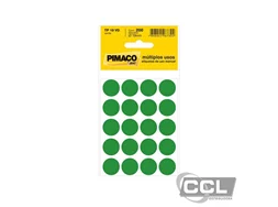 Etiqueta TP 19 verde com 200 unidades Pimaco