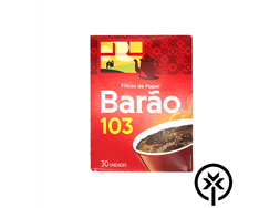 Filtro de papel para caf 103 Baro com 30 unidades