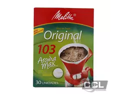 Filtro de Papel para caf 103 com 30 unidades Melitta