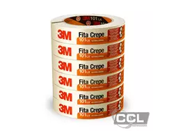 Fita crepe 18mm x 50m 101LA - uso geral 3M