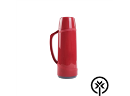 Garrafa trmica 1L cristal Soprano vermelha