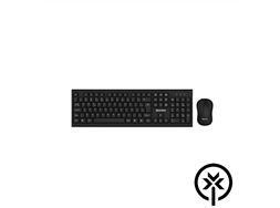 Kit mouse e teclado USB sem fio preto TPC-077KS Hoopson