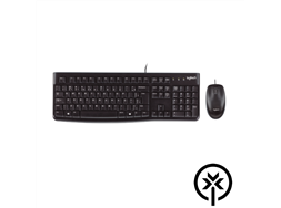 Kit teclado/mouse com fio Logitech MK 120