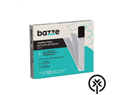 Lmina para estilete estreito 9mm com 10uni Bazze B4011