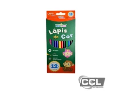 Lpis de cor 12 unidades redondo flexvel Leo&Leo 4692