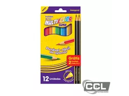 Lápis de cor 12 unidades sextavado multicolor Faber