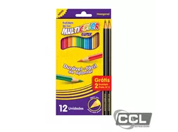 Lpis de cor 12 unidades sextavado multicolor Faber