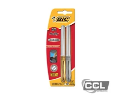 Marcador permanente Bic Grip ponta mdia ouro/prata com 2 unidades