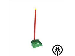 P� para lixo de pl�stico cabo de 60cm Distak