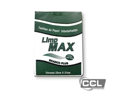 Papel toalha branco com 1000 folhas Limp Max-8099