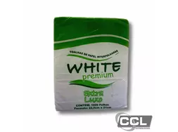 Papel toalha branco lx 1000 folhas WH Premium 8199