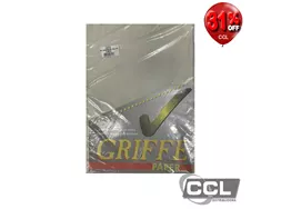 Papel verg A4 90gr cinza com 100 folhas Griffe