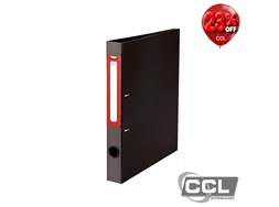 Pasta fichrio 4 argolas A4 reciclado vermelho DAC - 657VM