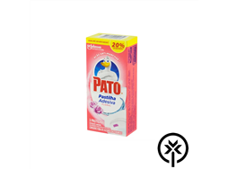 Pastilha adesiva pato purific floral com 3 unidades