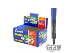 Pincel atmico 1100p azul Pilot caixa com 12 unidades