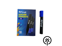 Pincel atmico permanente azul First BM2116 - unidade