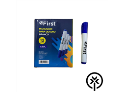 Pincel para quadro branco azul First BM2112 - unidade